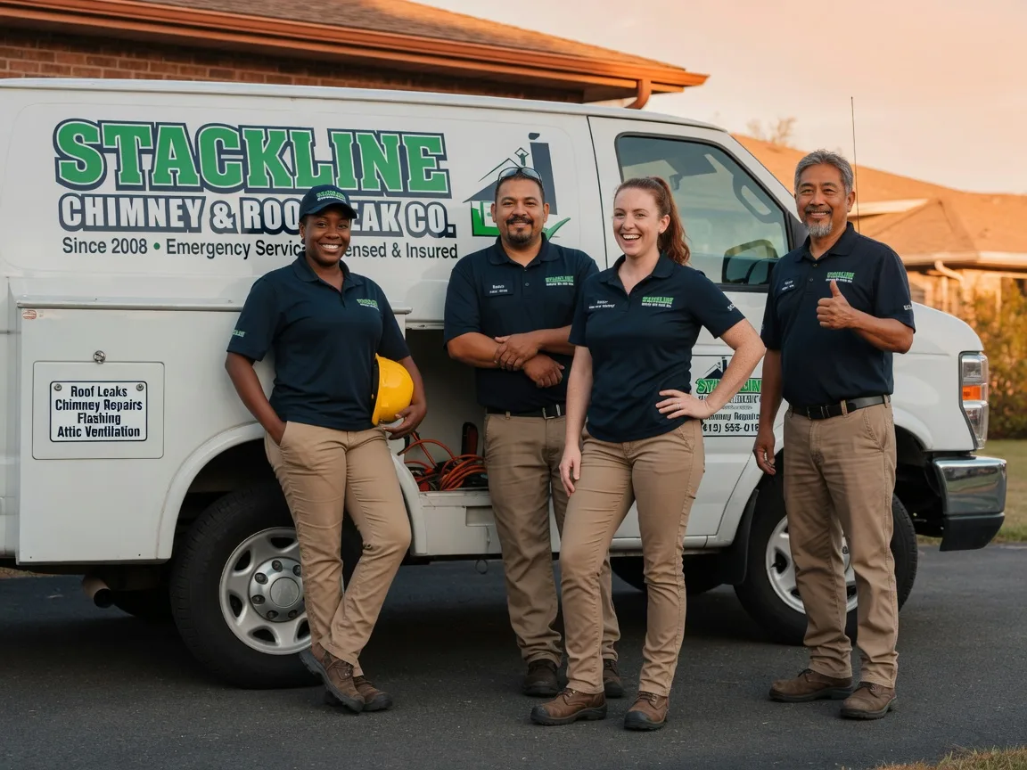 Chimney flashing repair company in Gloster, LA
